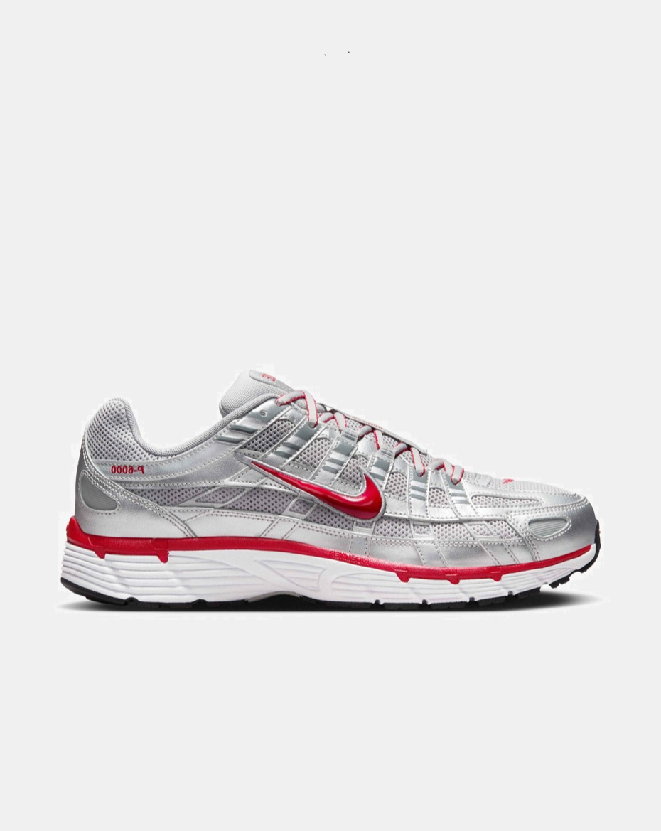 Nike P-6000 'Metallic Silver Gym Red'