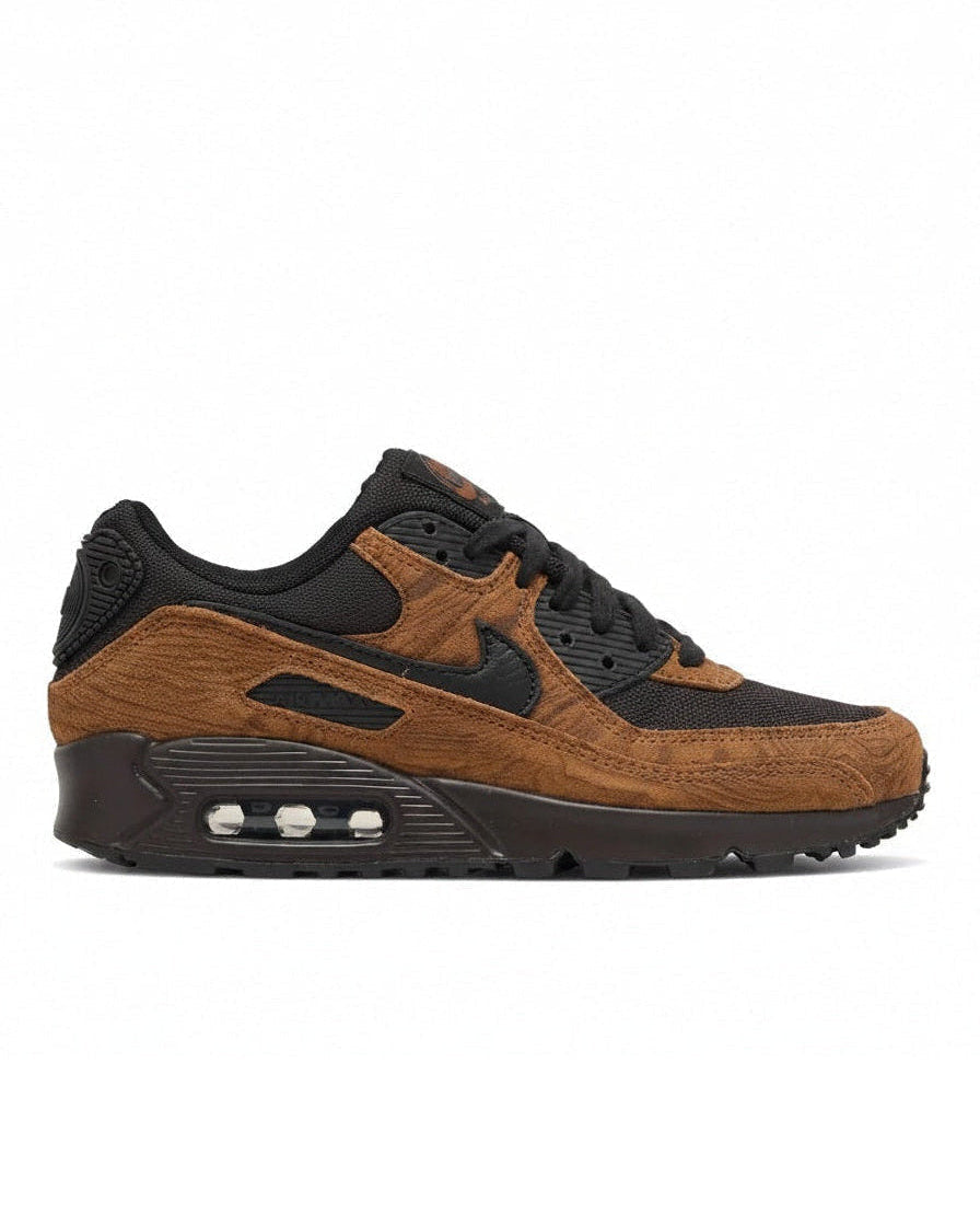 Nike Air Max 90 Premium Light British Tan Velvet Brown 