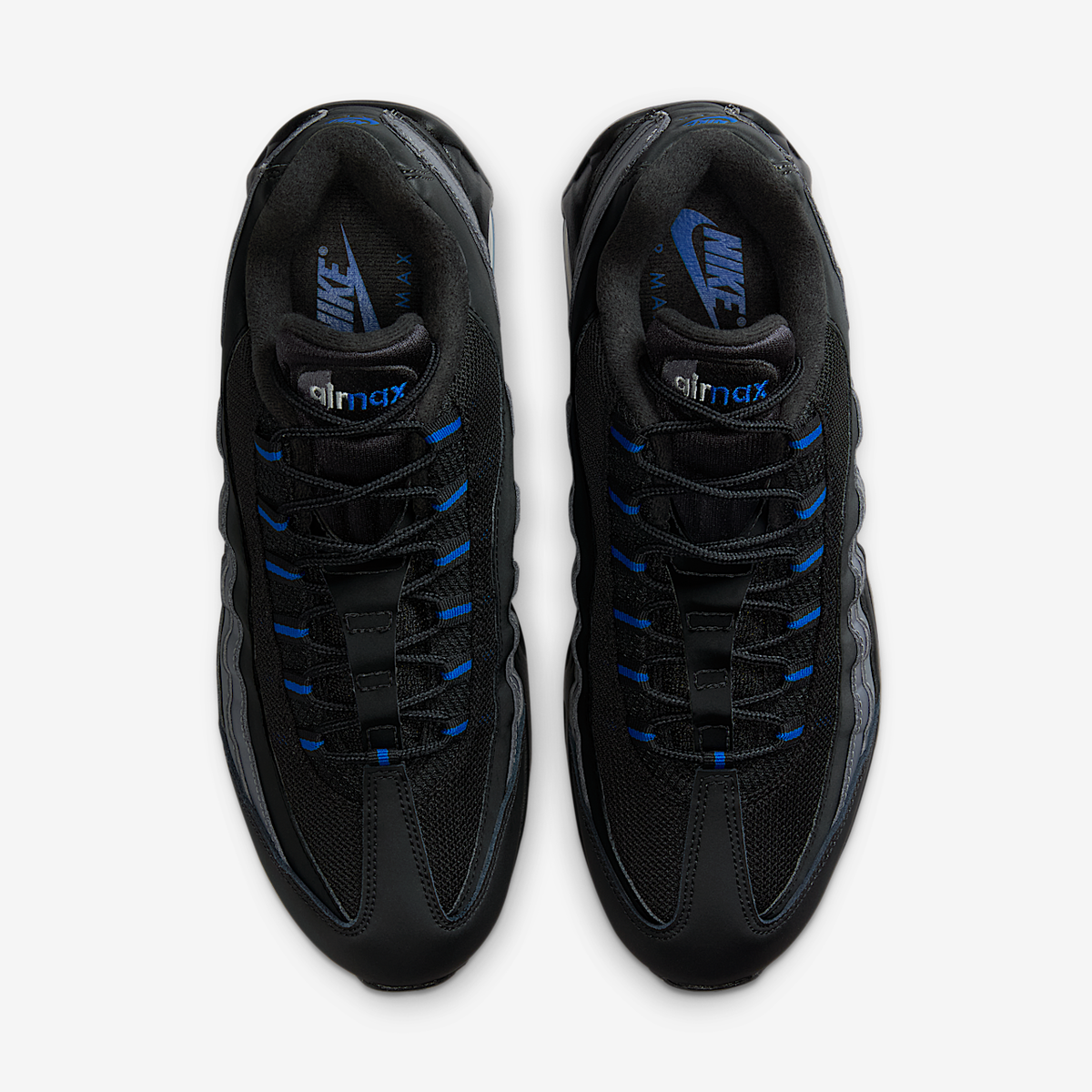 Nike Air Max 95 Big Bubble Black Game Royal IM5987-010 bovenkant