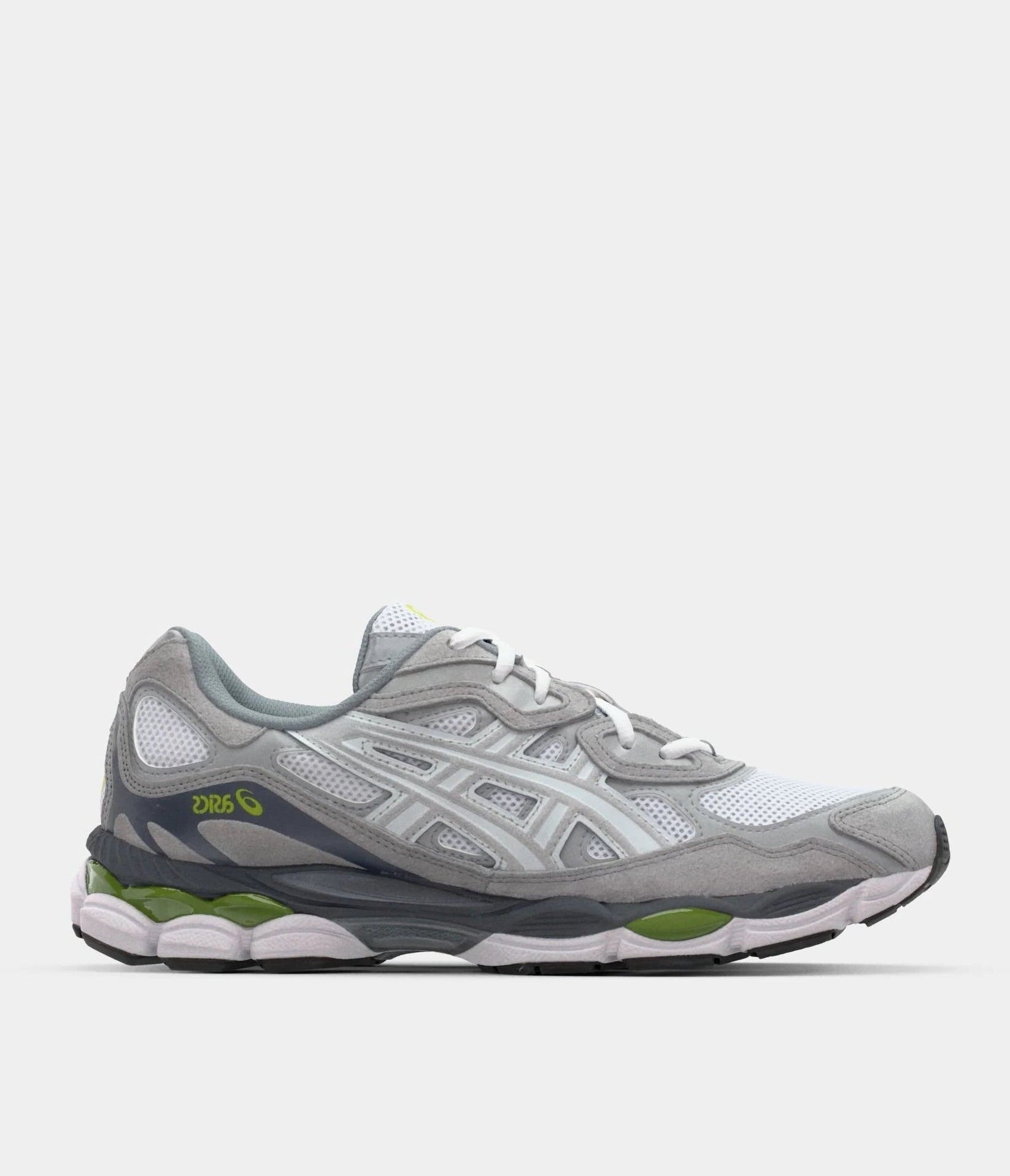 Asics Gel-NYC White Glacier Grey - Zijaanzicht