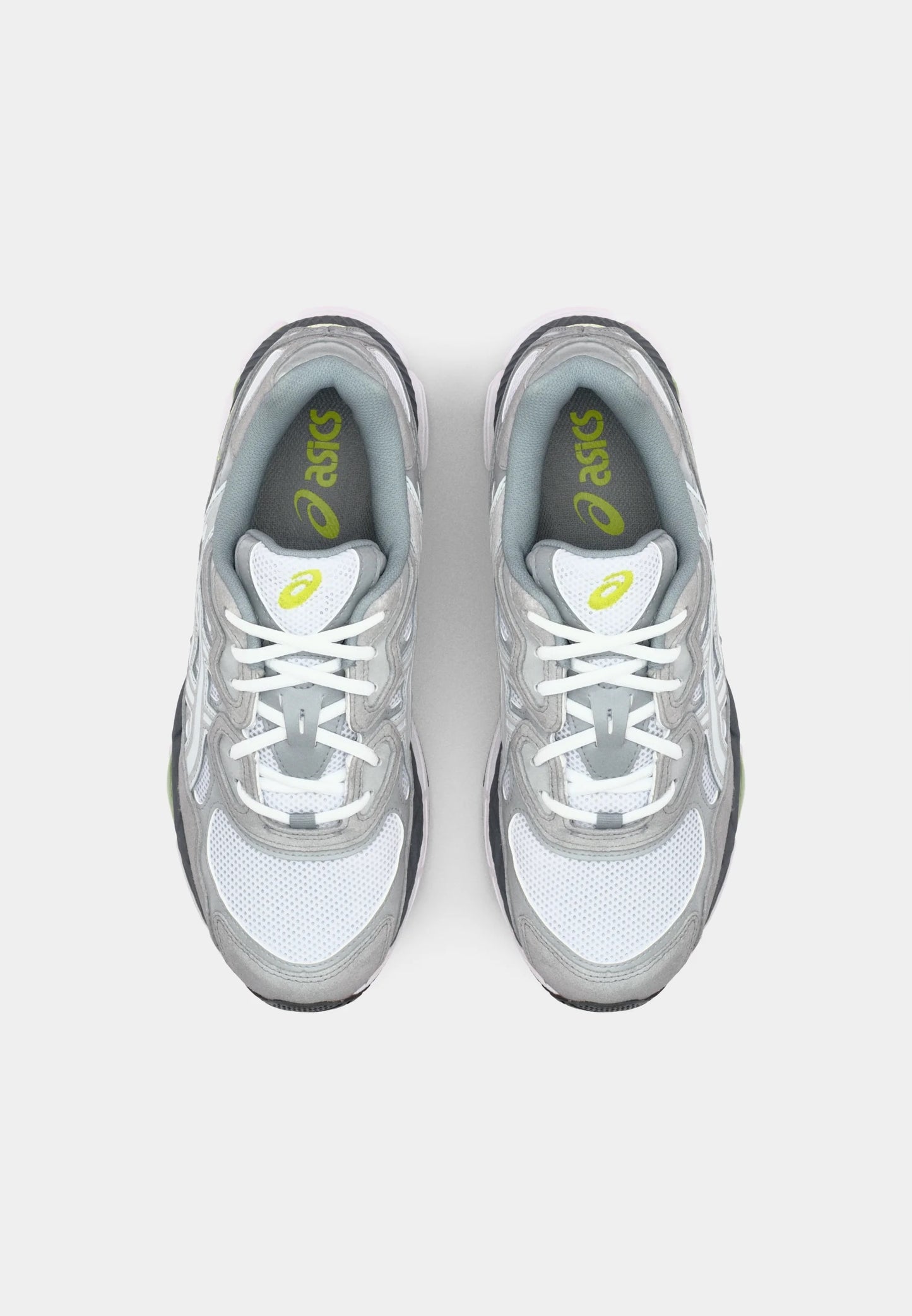 Asics Gel-NYC White Glacier Grey - boven aanzicht