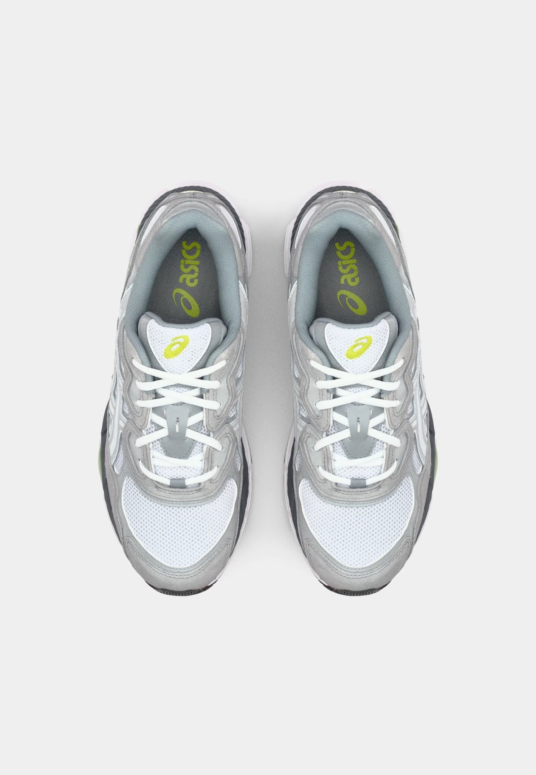 Asics Gel-NYC White Glacier Grey - boven aanzicht