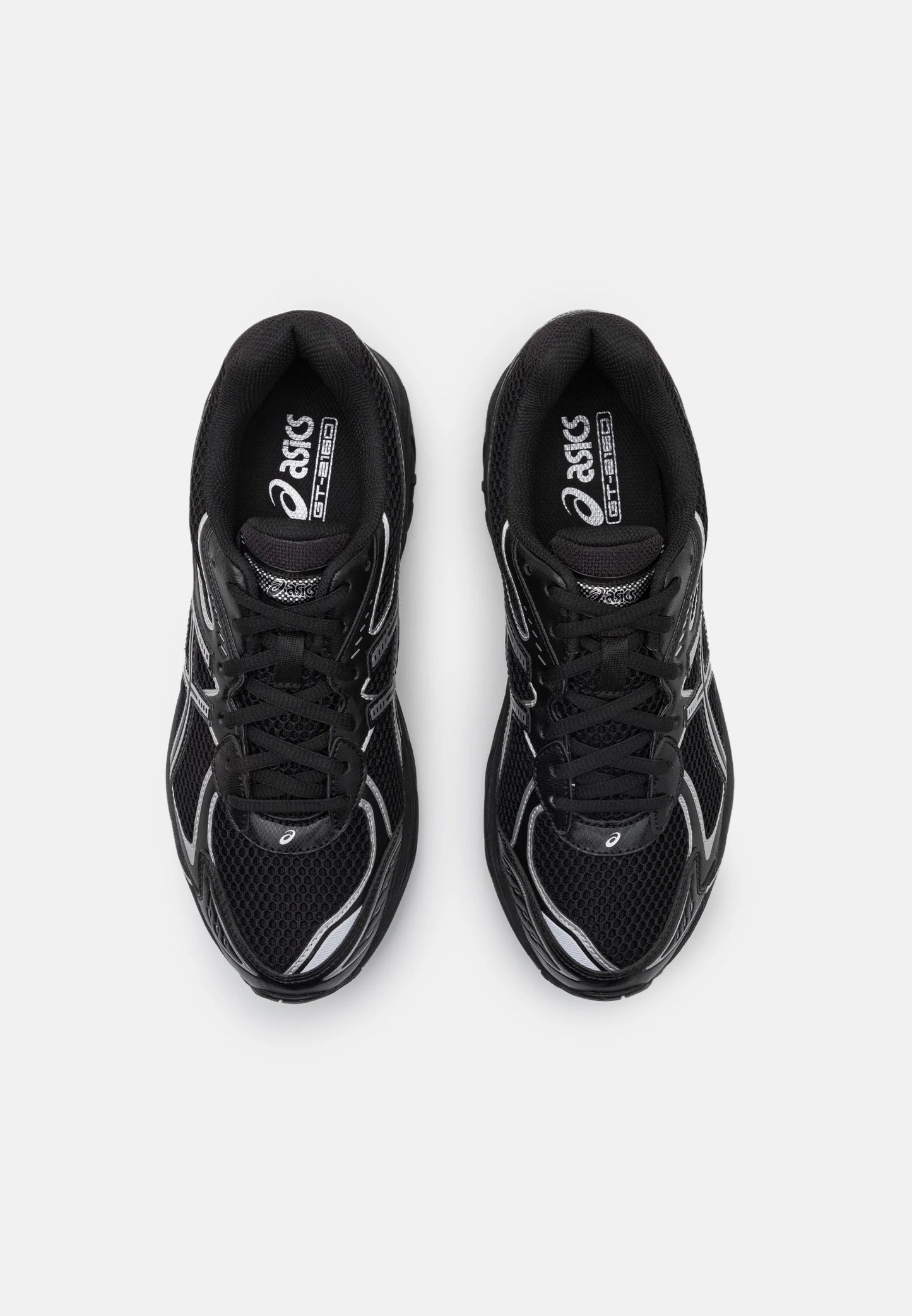 ASICS GT-2160 Black Pure Silver bovenaanzicht – 1203A275-001