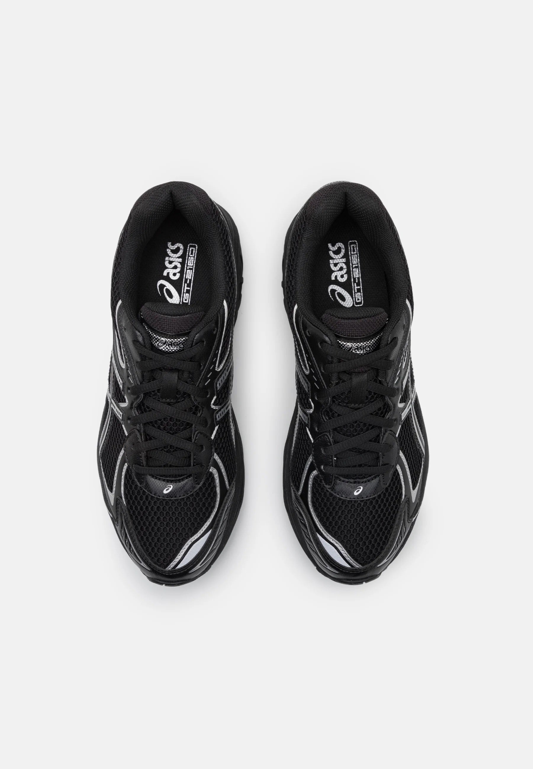 ASICS GT-2160 Black Pure Silver bovenaanzicht – 1203A275-001