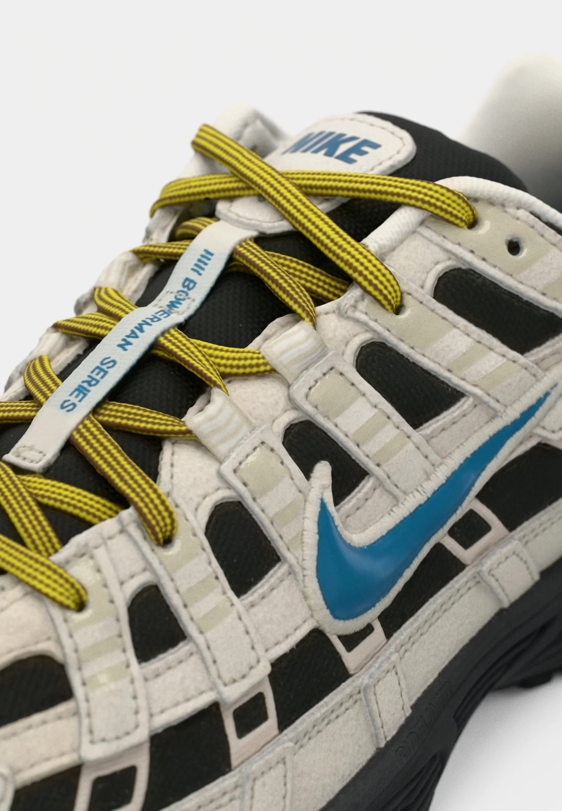 Nike P-6000 Premium Light Orewood Brown Green Abyss mesh en overlays detail – IH0946-100