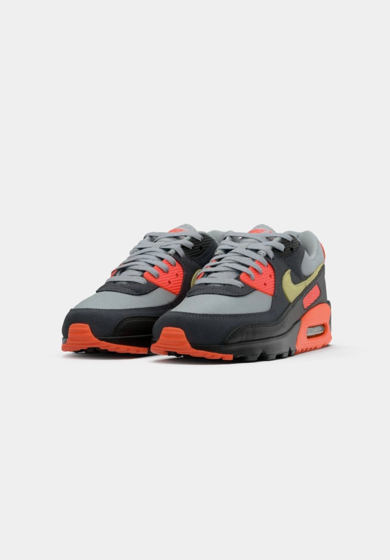 Nike Air Max 90 Light Smoke Grey Hyper Crimson Limelight DM0029-018 voorkant