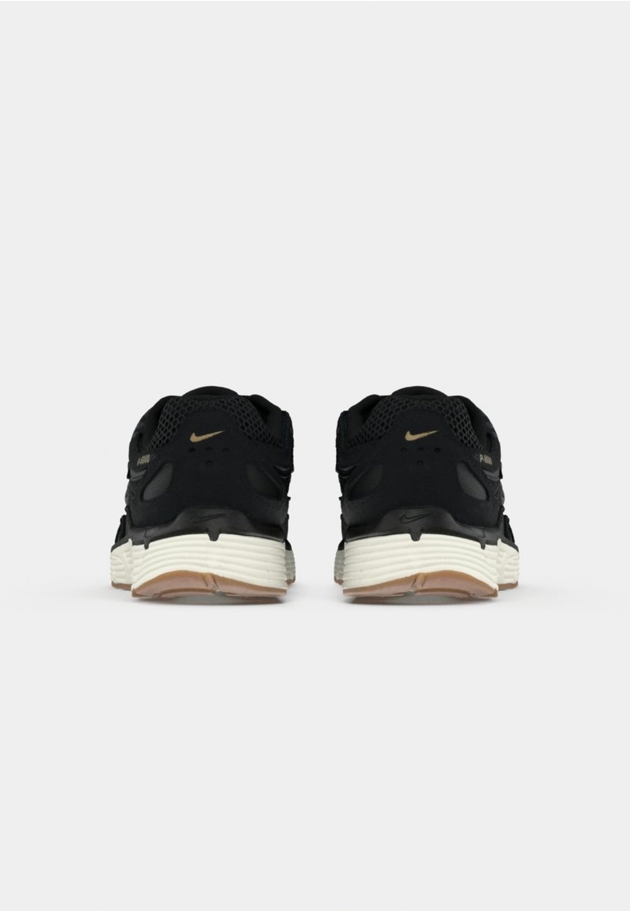 Nike P-6000 SE Black Metallic Gold Gum HF0015-001 hiel
