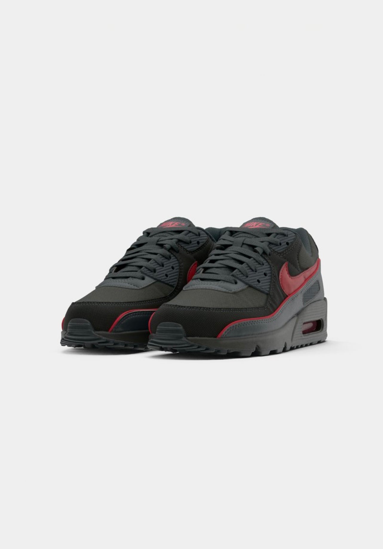 Nike Air Max 90 Premium Iron Grey University Red HV4517-001 voorkant