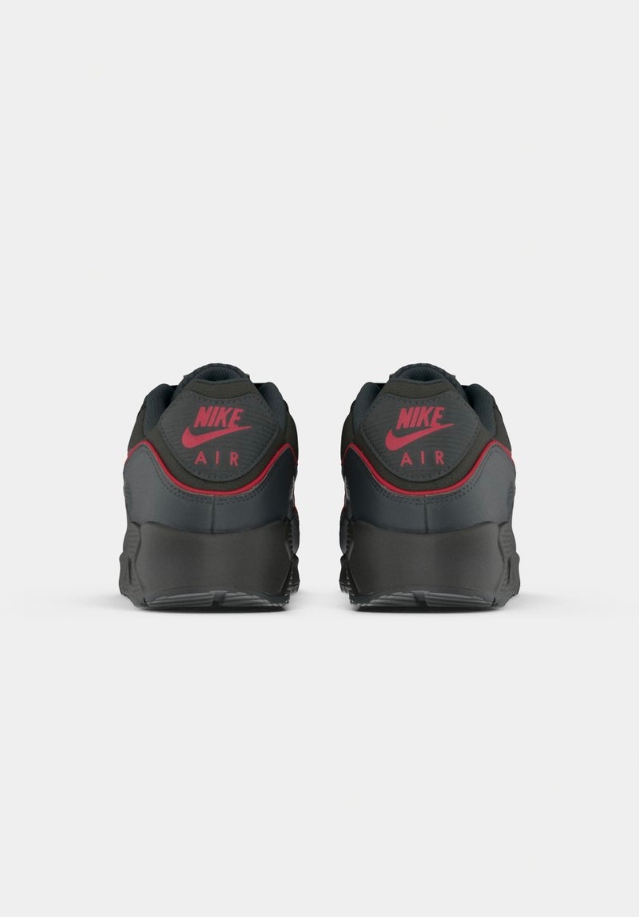 Nike Air Max 90 Premium Iron Grey University Red HV4517-001 hiel