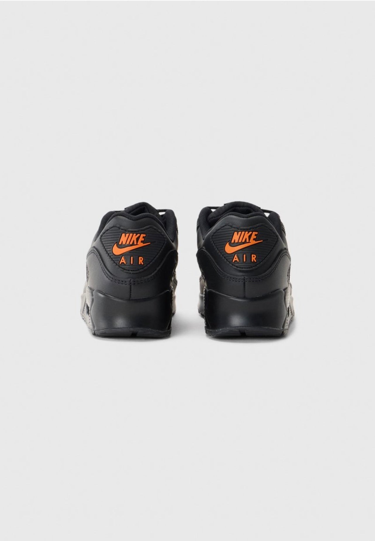 Nike Air Max 90 Black Safety Orange IF5446-002 hiel