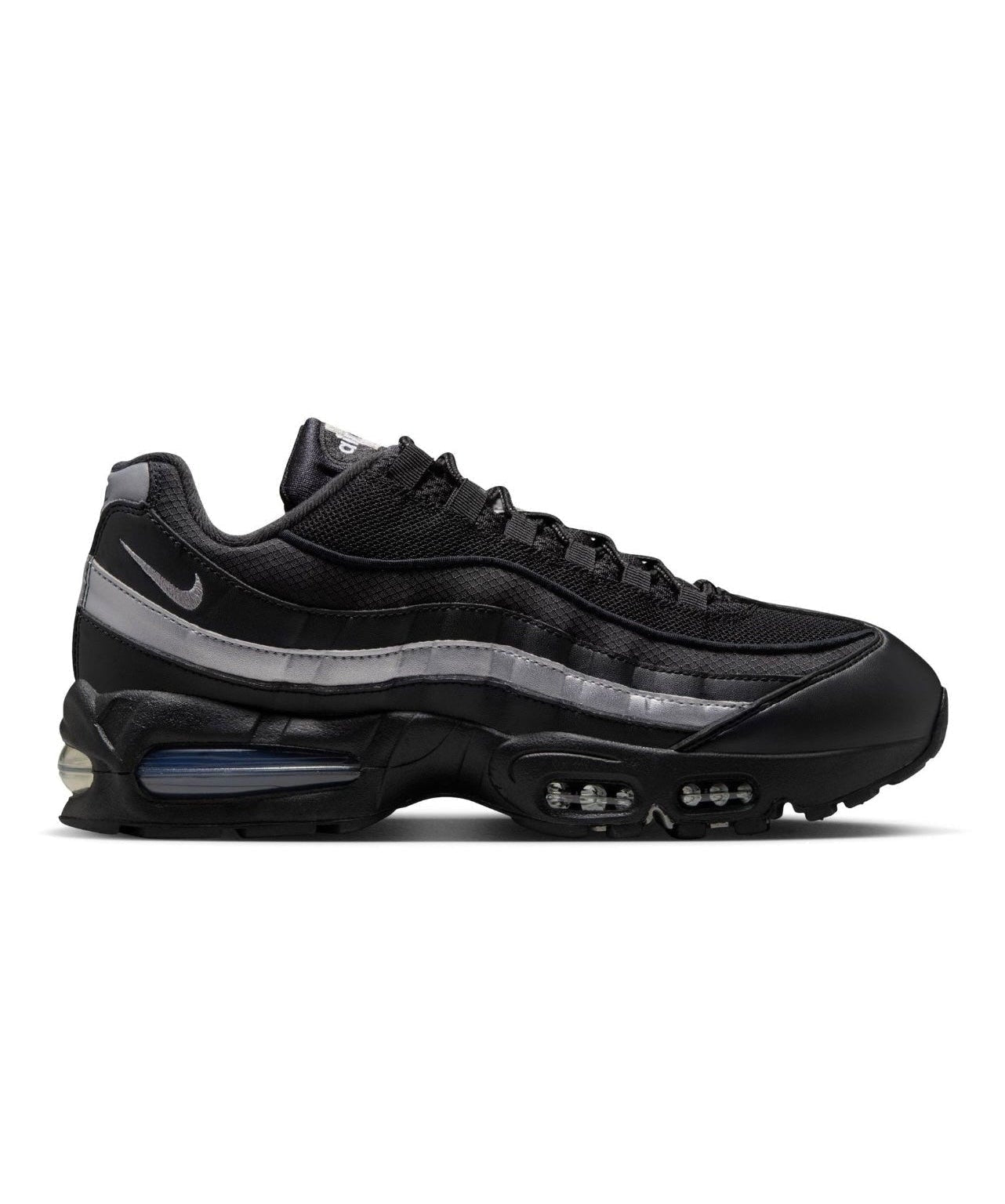 Nike Air Max 95 OG Big Bubble Black White Metallic Silver IB1667-003 zijkant