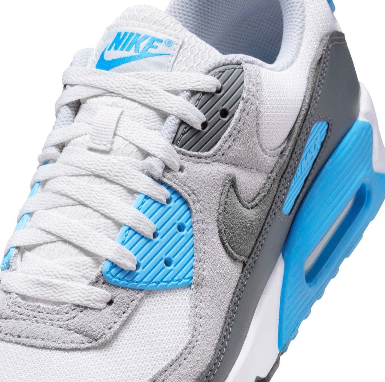 Nike Air Max 90 Platinum Tint Blue Lightning DM0029-019 detail