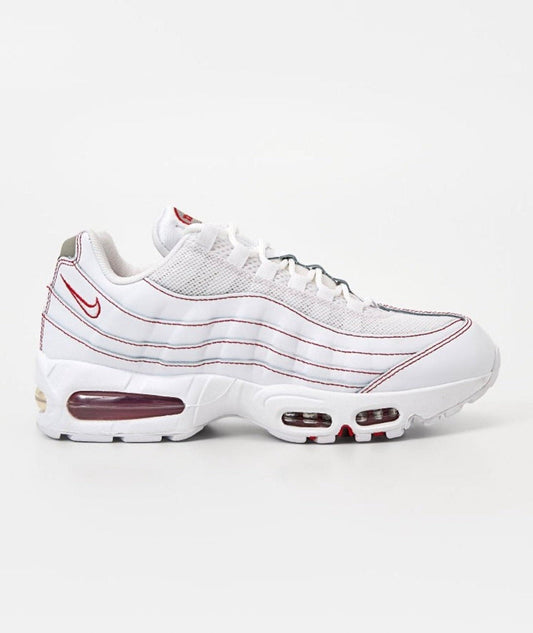 Nike Air Max 95 OG Big Bubble White University Red IB7936-100 zijkant
