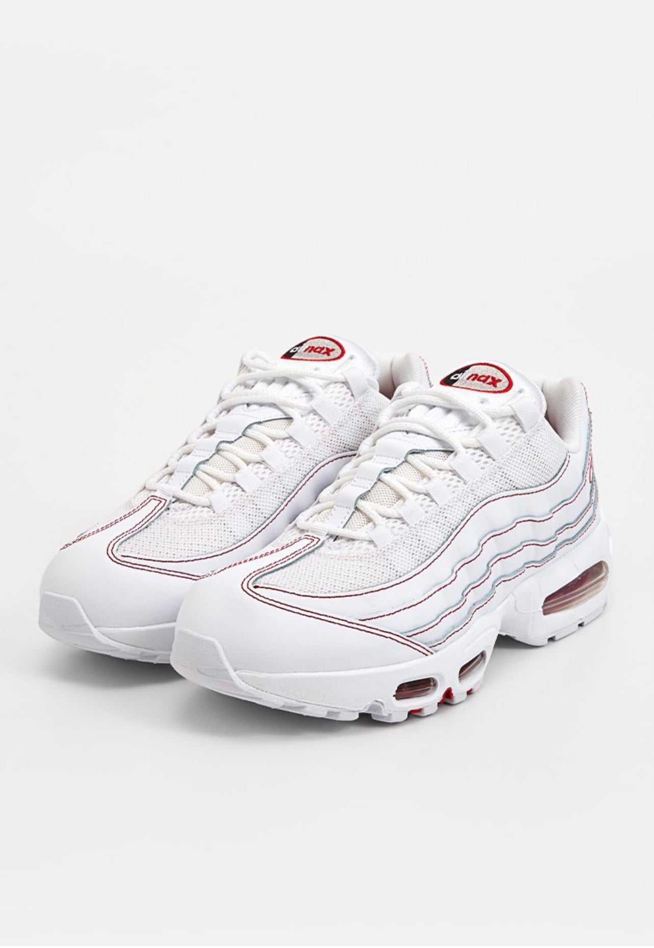 Nike Air Max 95 OG Big Bubble White University Red IB7936-100 voorkant