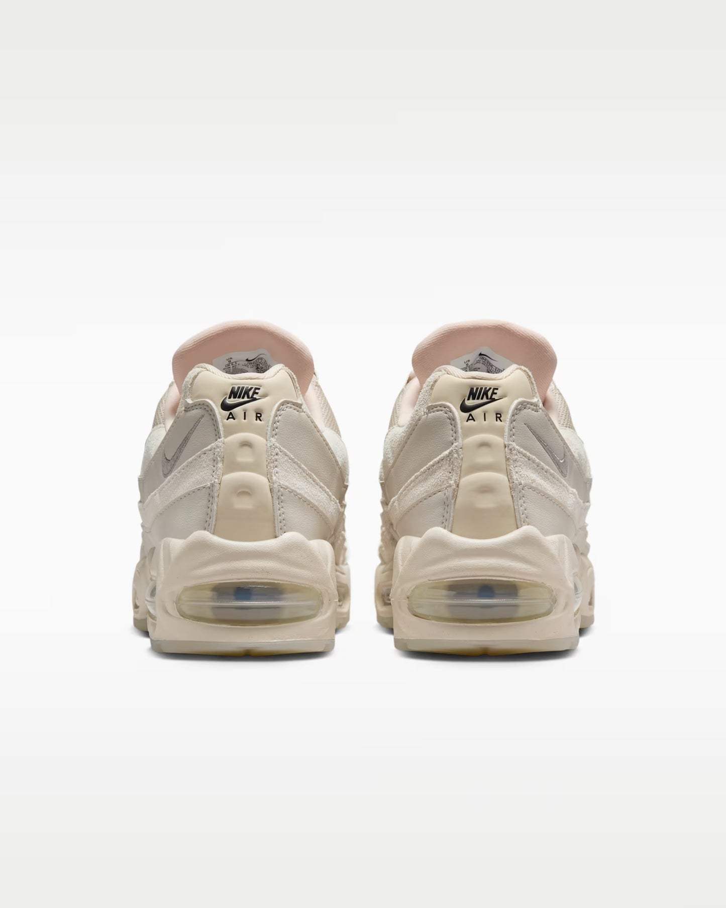 Nike Air Max 95 OG Big Bubble Soft Pearl IB6396-101 hiel