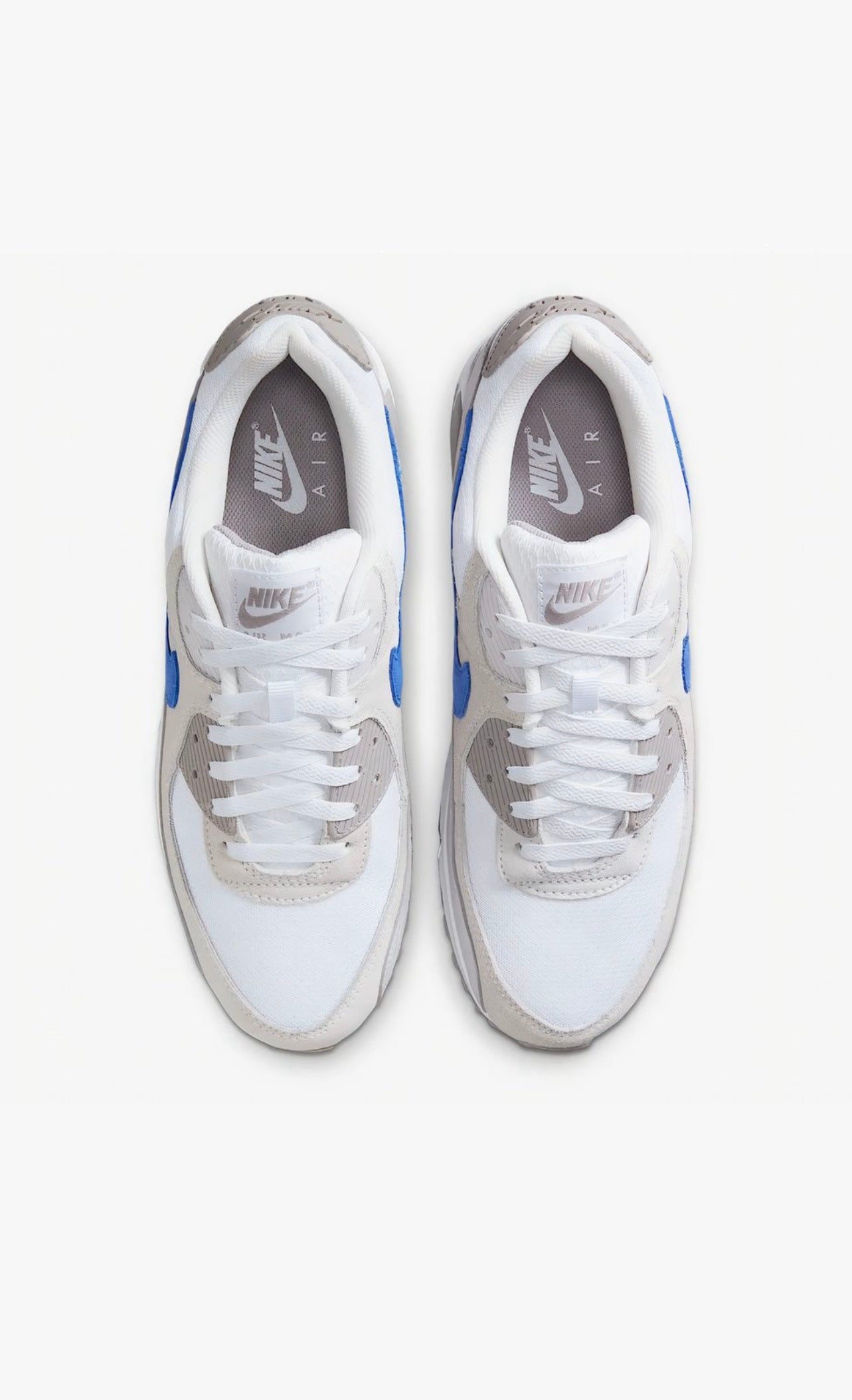 Nike Air Max 90 College Grey Racer Blue DM0029-110 bovenkant