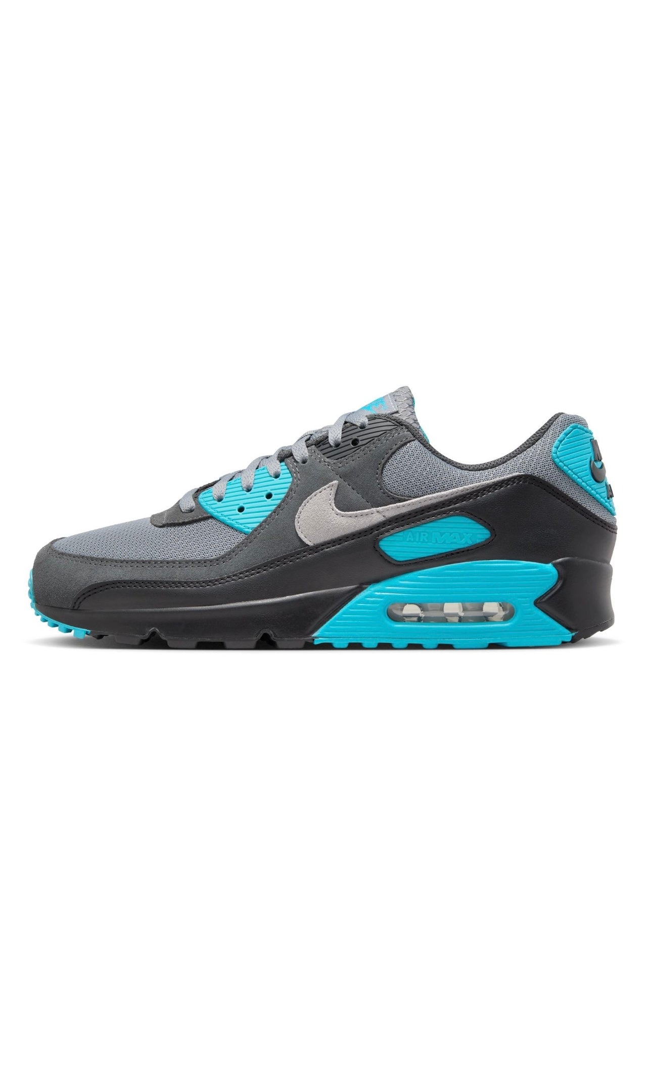 Nike Air Max 90 Cool Grey Dusty Cactus Black Wolf Grey DM0029-013 zijkant