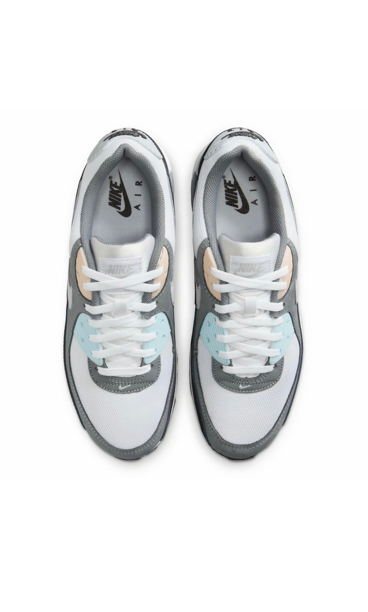 Nike Air Max 90 Cool Grey Pure Platinum Black IB7674-001 bovenkant