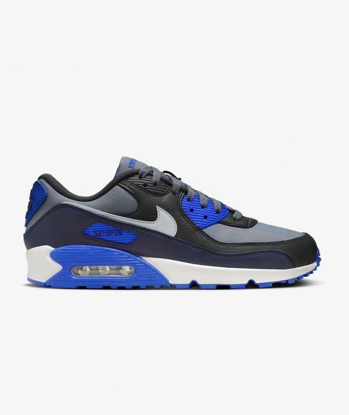 Nike Air Max 90 Gore Tex Grey Anthracite Obsidian Pure Platinum FD5810-003 zijkant