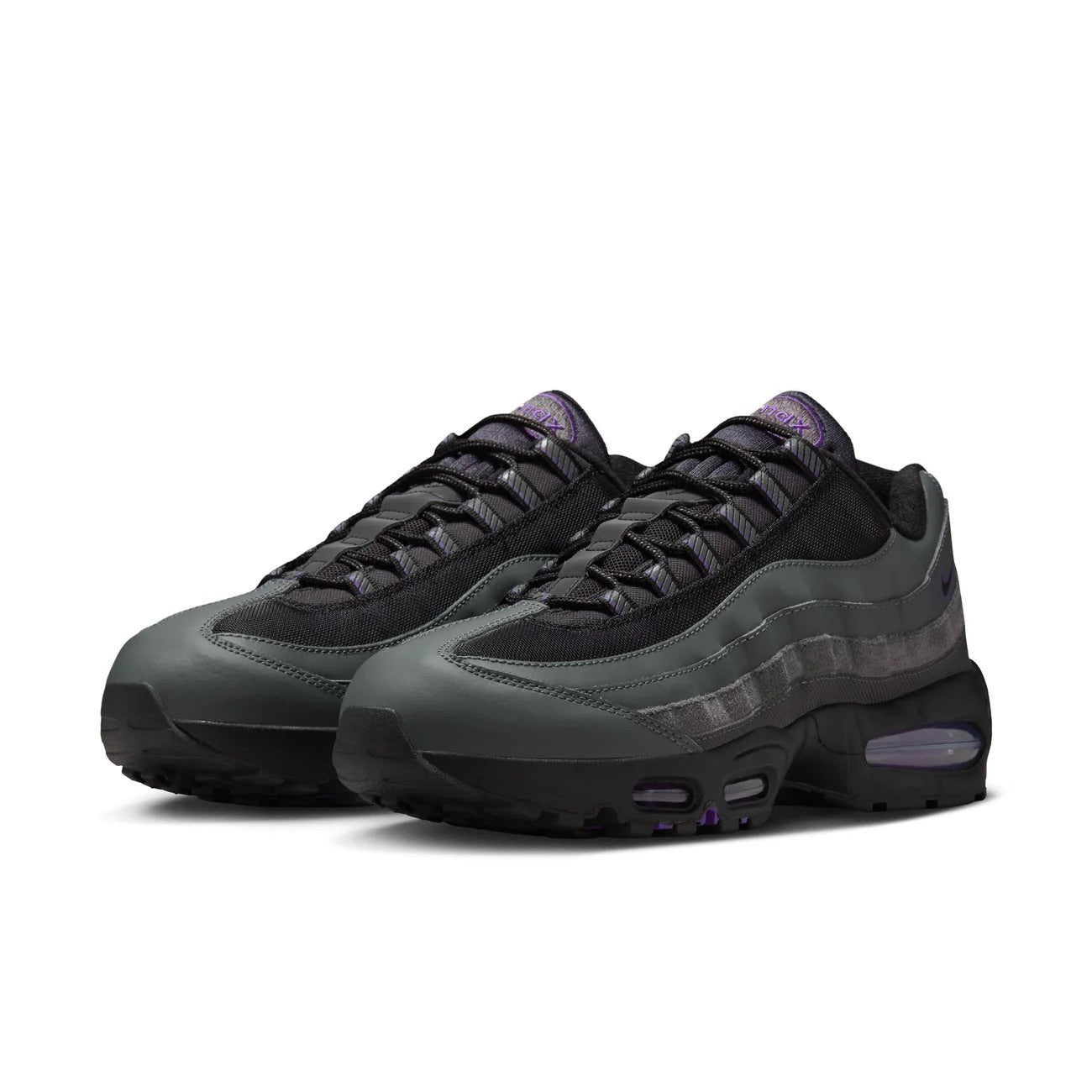 Nike Air Max 95 Big Bubble Racing Pack Iron Grey Wild Grape IH1228-001 voorkant