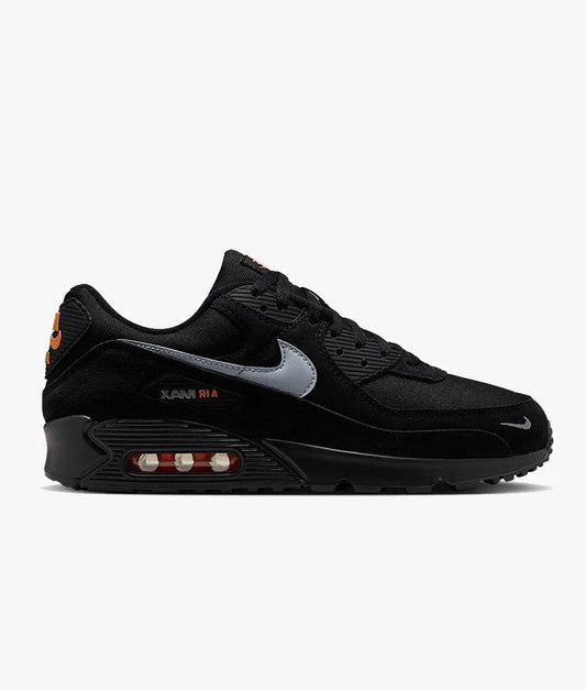 Nike Air Max 90 Black Metallic Cool Grey Orange DO6706-010