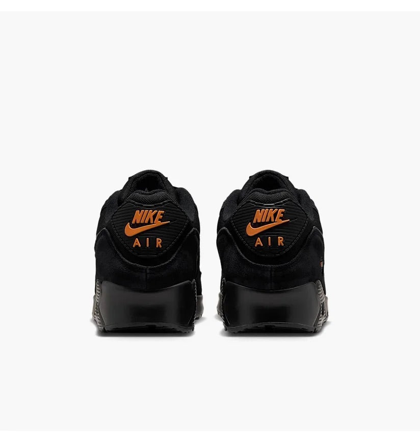 Nike Air Max 90 Black Metallic Cool Grey Orange DO6706-010 achterkant