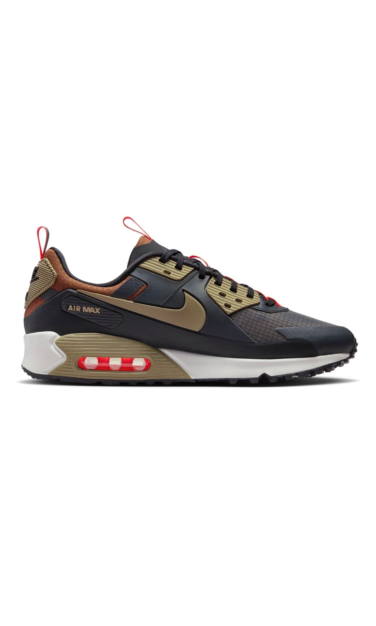 Nike Air Max 90 Drift Dark Smoke Grey Khaki FB2877-002 zijkant