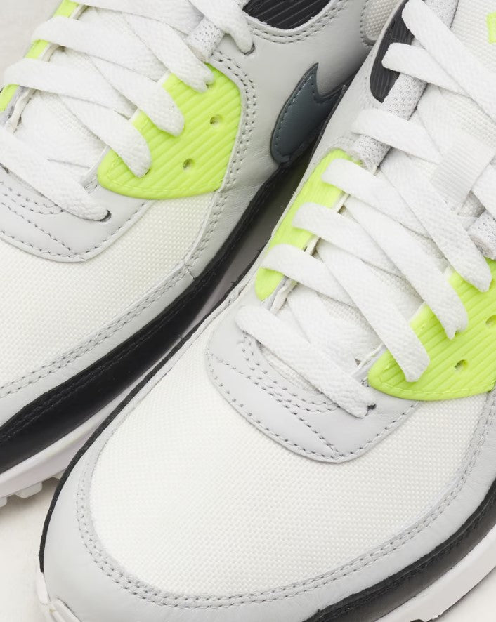 Nike Air Max 90 Summit White Volt Black Cool Grey FD5810-102 detail