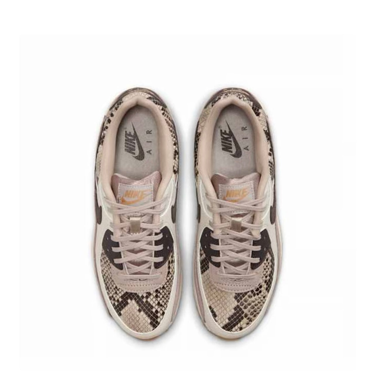 Nike Air Max 90 SE Tan Snakeskin HF1212-200 bovenkant