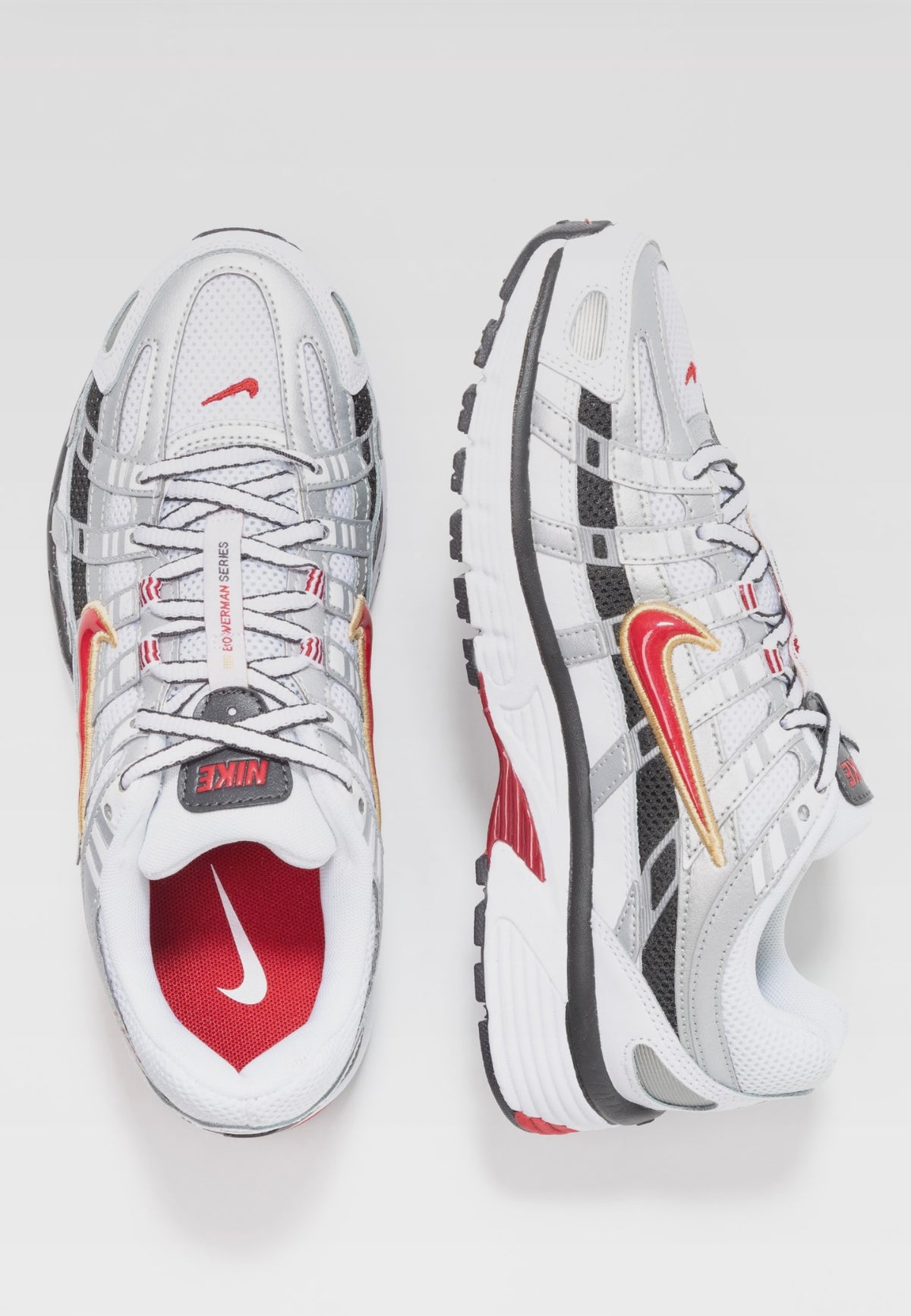 Nike P-6000 White Gold Red BV1021-101 bovenzijde