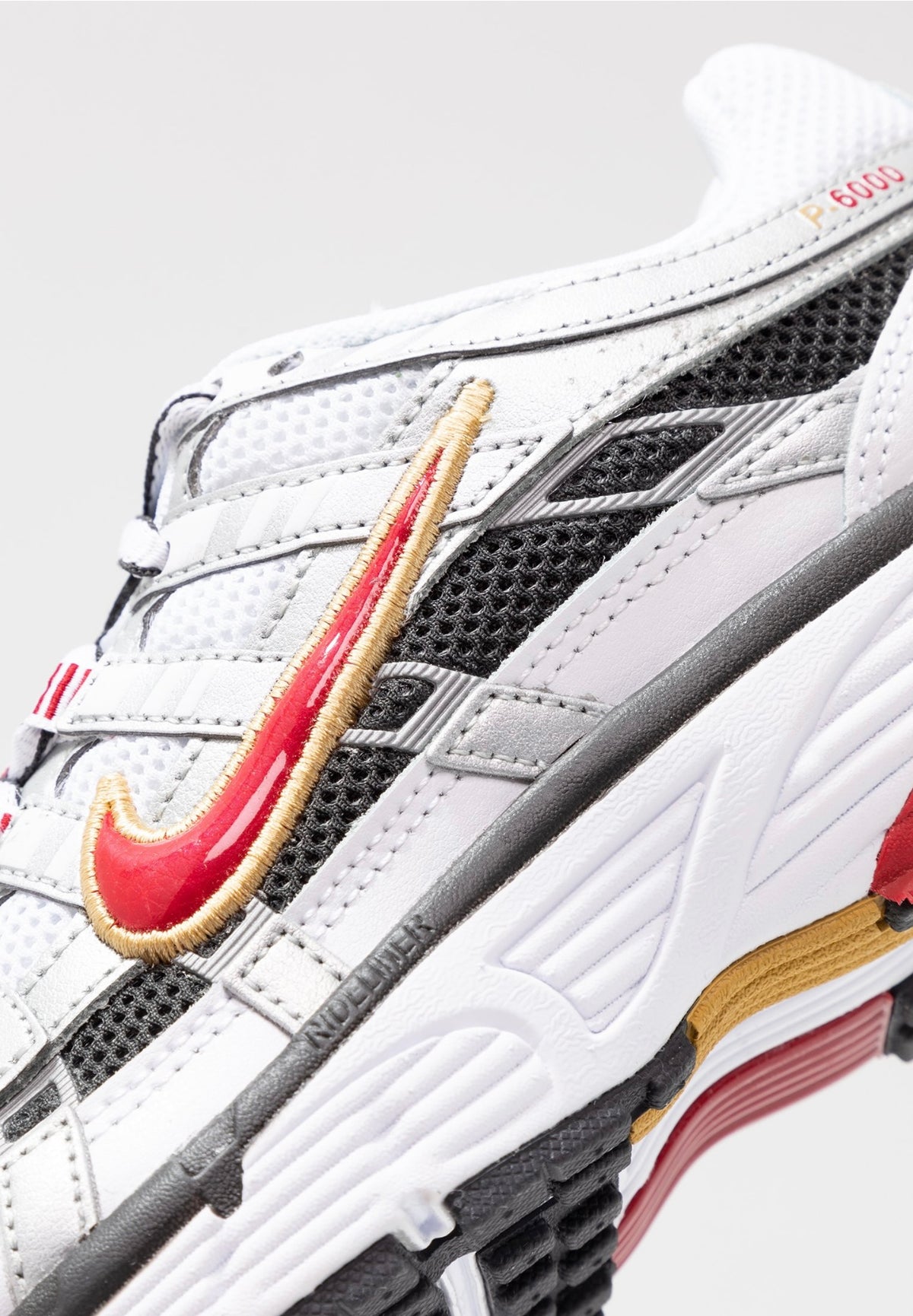 Nike P-6000 White Gold Red BV1021-101 detail