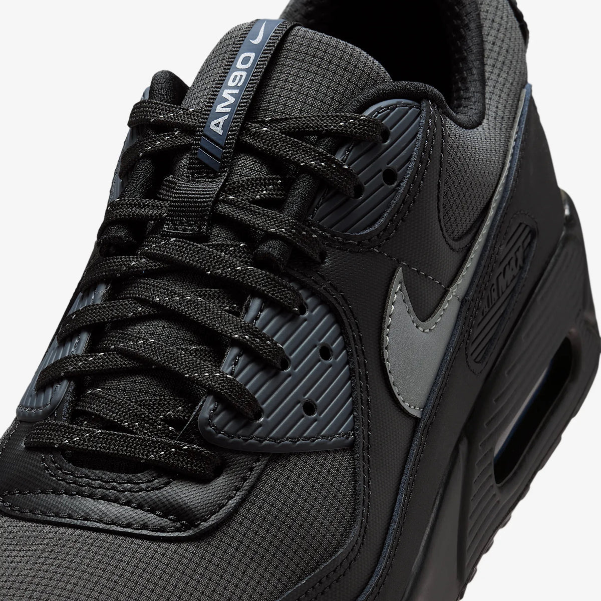 Nike Air Max 90 Black Reflective Silver IQ0291-010 detail