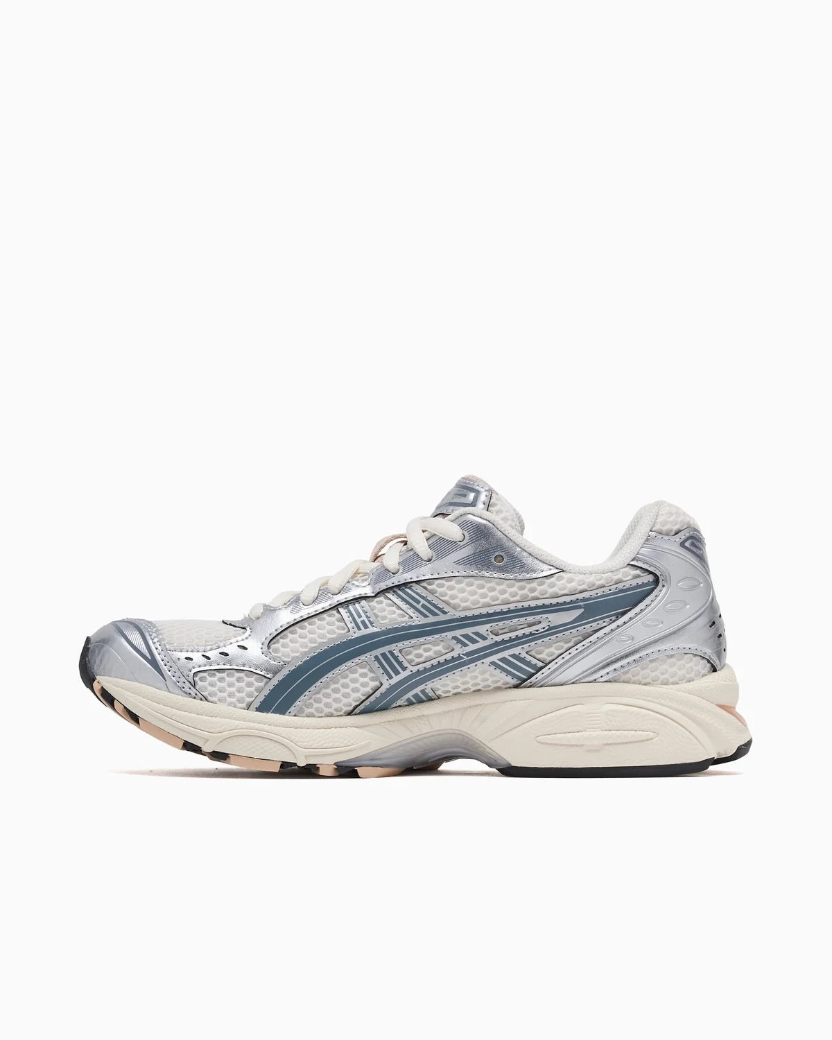 Asics GEL-Kayano 14 Birch Pure Silver Teal Gold 1203A275-001 zijkant
